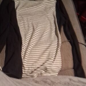Ralph Lauren Black and White Striped Shirt